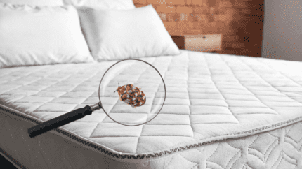 Larve d'anthrène matelas