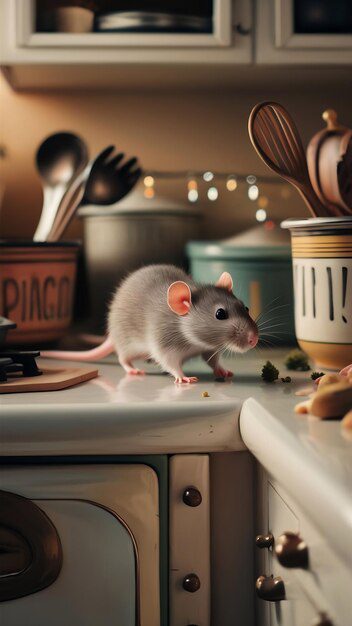 souris souris attirer par le bicarbonate de soude