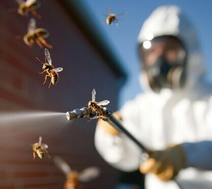 pulvérisation destruction nid de frelon