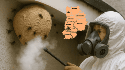 Destruction de nid de frelons 77