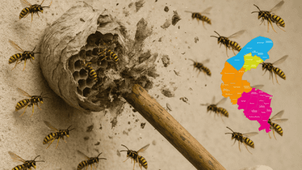 Destruction nid de guêpes 92